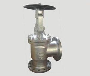 angle globe valve