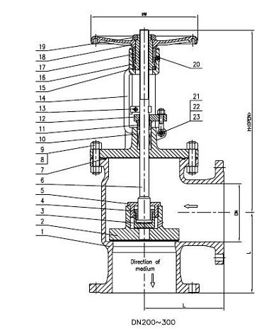 angle globe valve