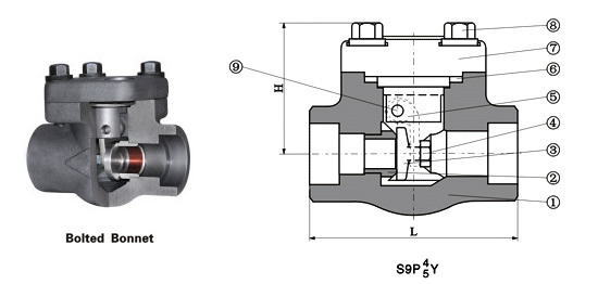 swing check valve