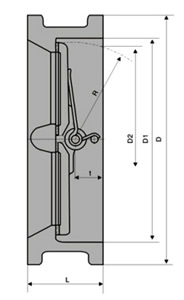 dual check valve