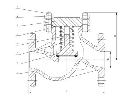 lift check valve