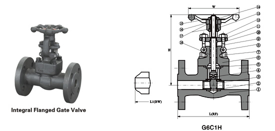 forged steel gate valve