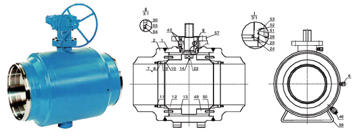 full welded ball valve