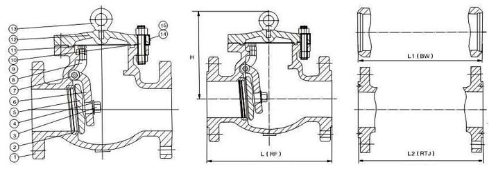 swing check valve